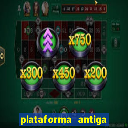 plataforma antiga de jogos